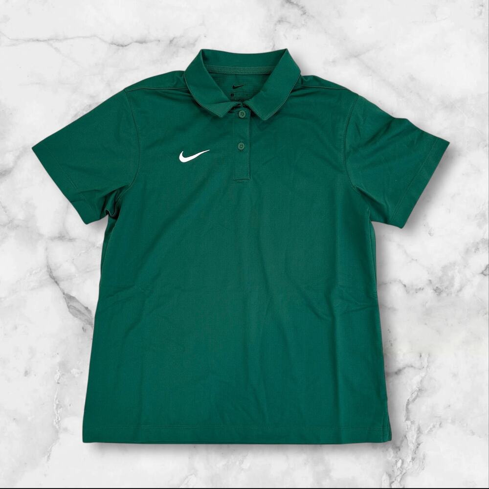 Nike Dry Franchise Short Sleeve Polo Green Women’s Size Small CU3206-341